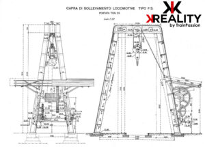 Capra di sollevamento locomotive